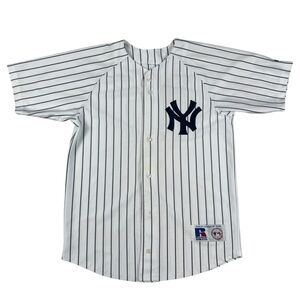 SOLD***New York Yankees Russell Athletic Alex Rodriguez Pinstripes Jersey